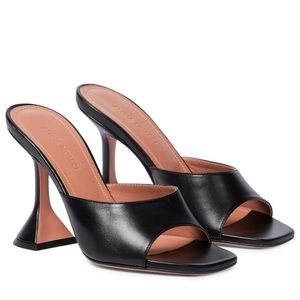 Amina Muaddi Lupita black heel 39
